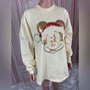 NEW Disney Parks 2022 Walt Disney World Sequined Holiday Spirit Jersey Adult M